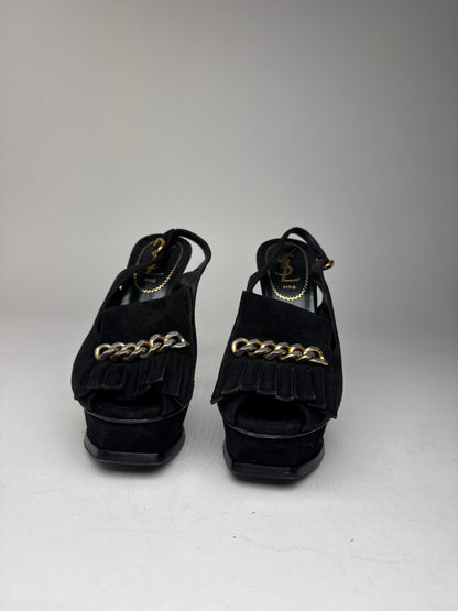 Vintage Yves Saint Laurent Suede pumps