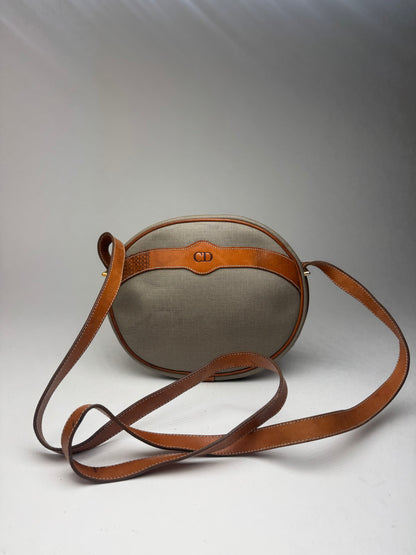 Sac bandoulière Dior vintage gris marron