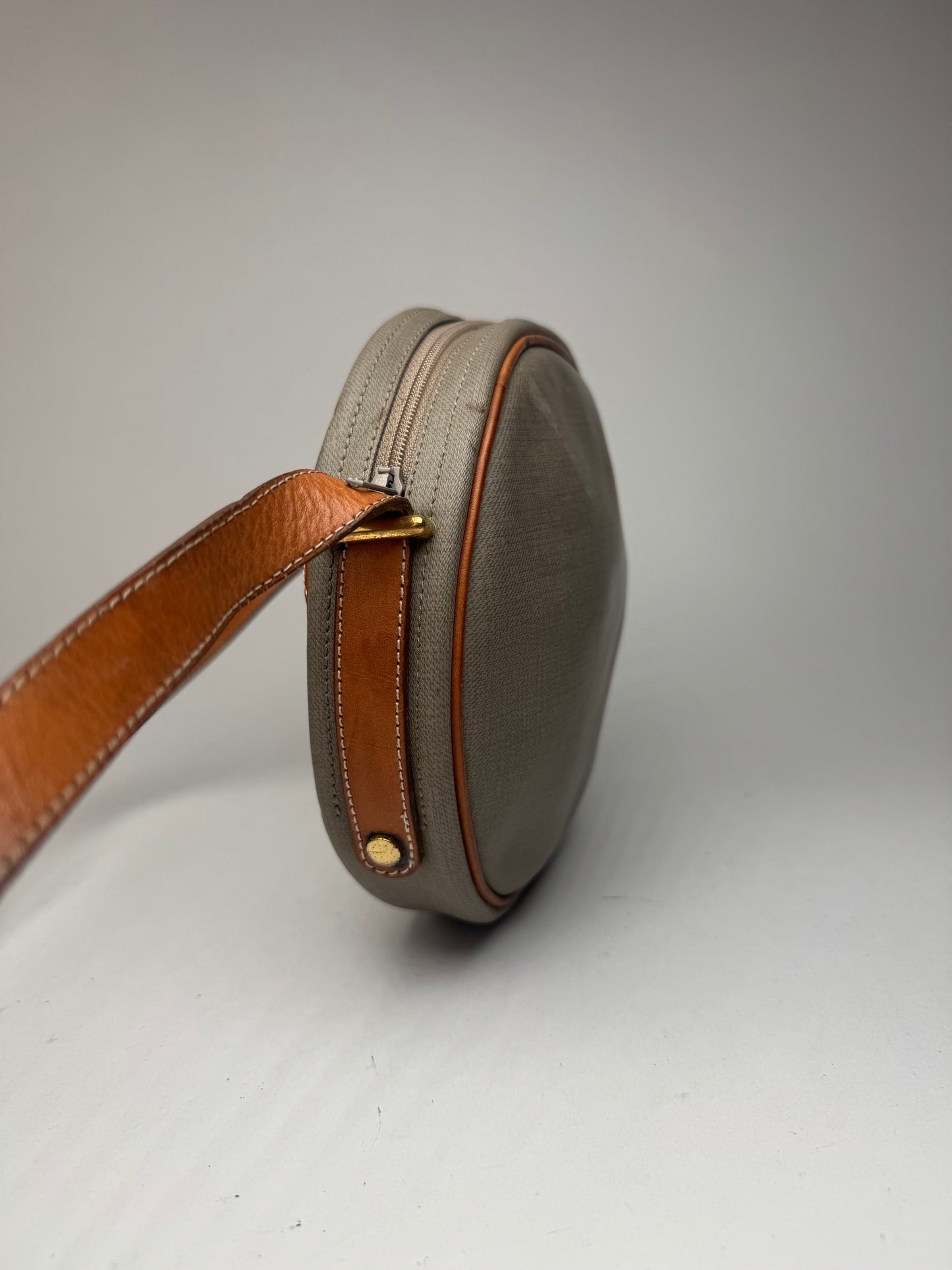 Sac bandoulière Dior vintage gris marron