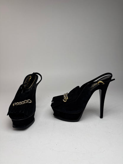 Vintage Yves Saint Laurent Suede pumps