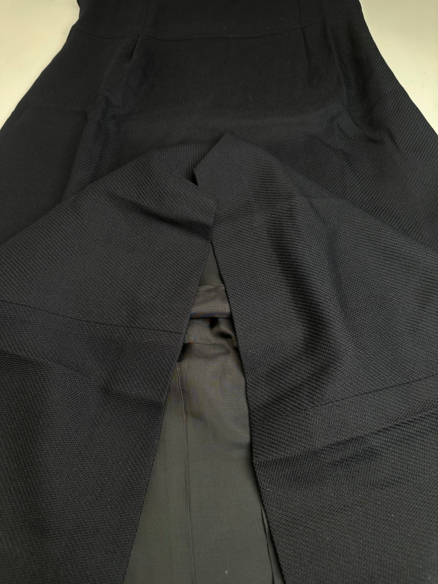 Vintage Courreges Wool Dress Navy M
