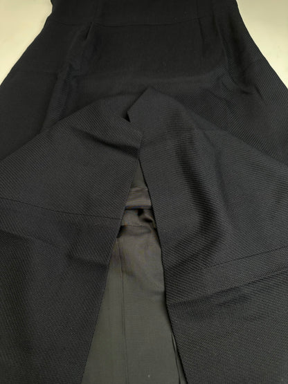 Vintage Courreges Wool Dress Navy M