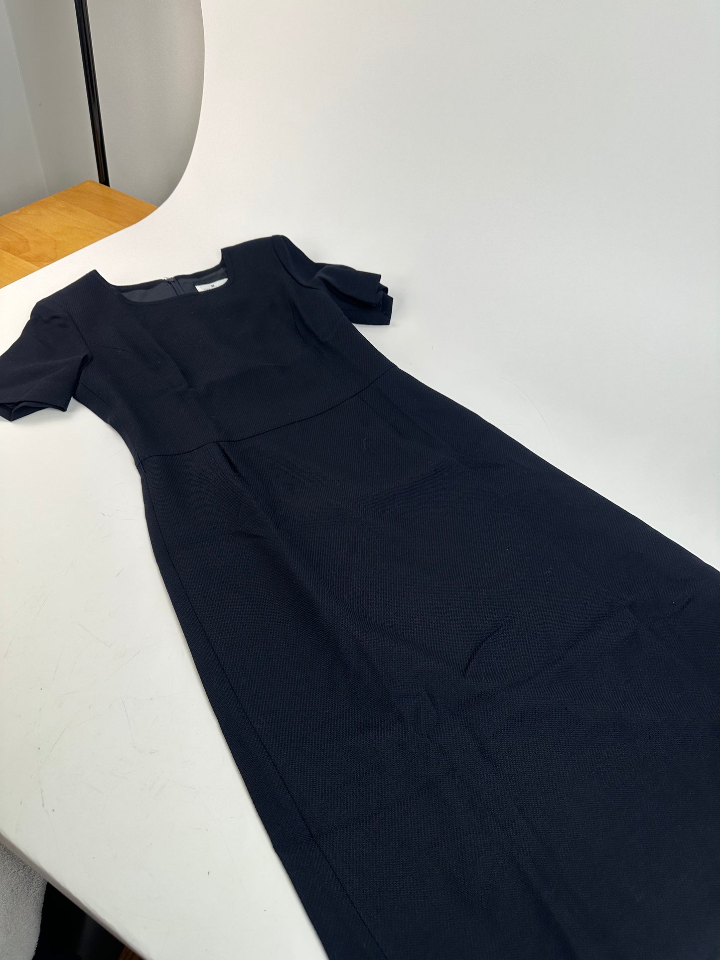 Vintage Courreges Wool Dress Navy M