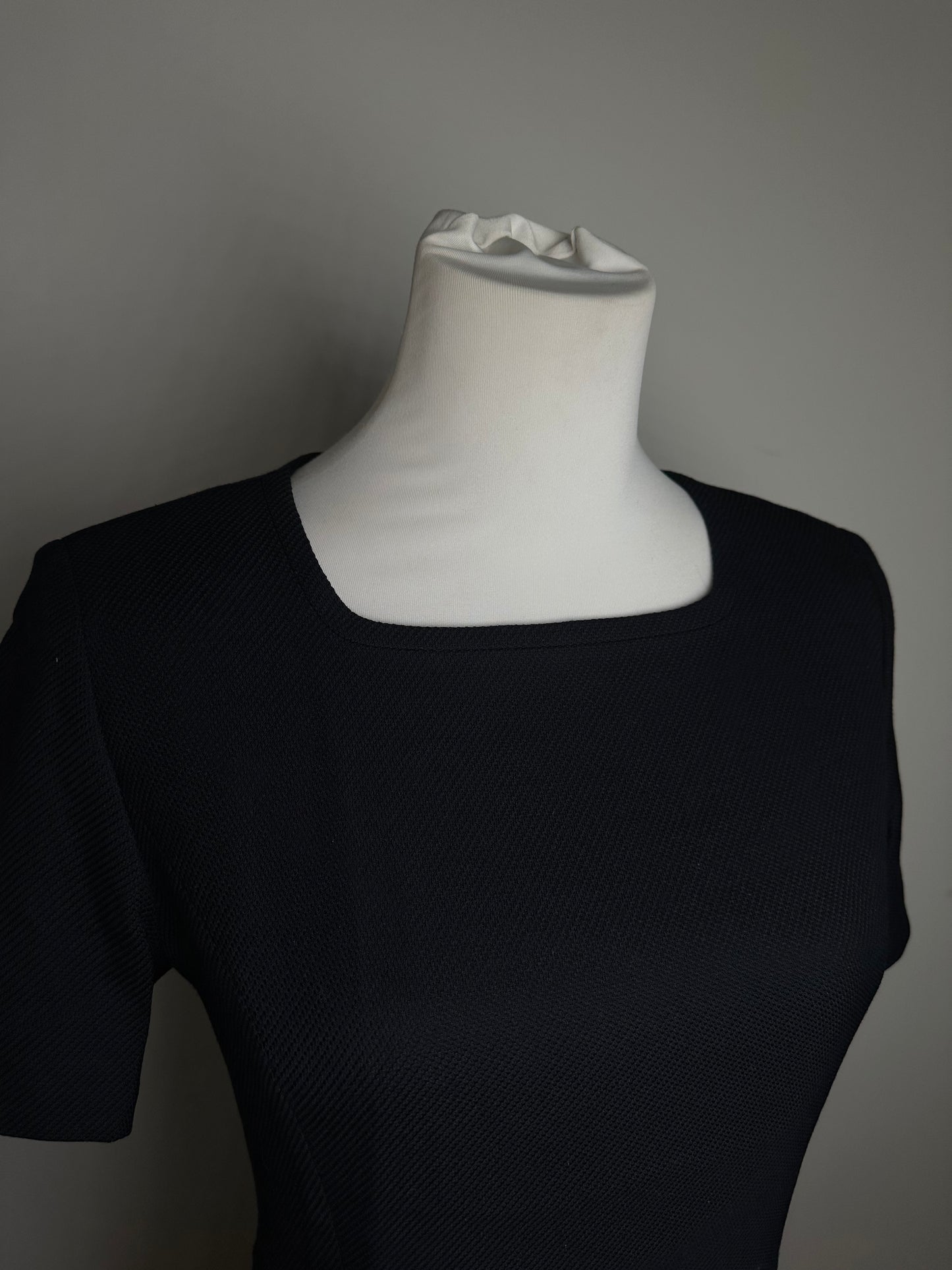Vintage Courreges Wool Dress Navy M