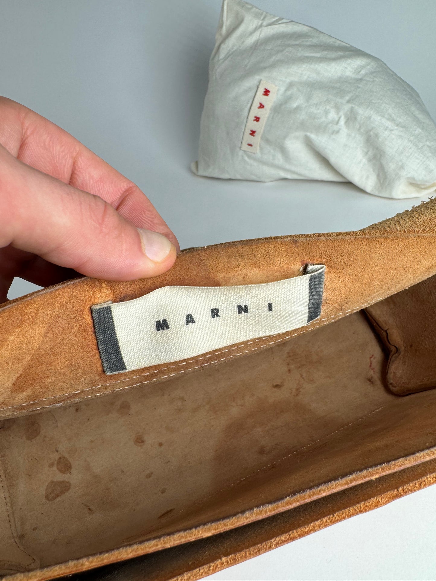 Vintage Marni Leather Bag brown