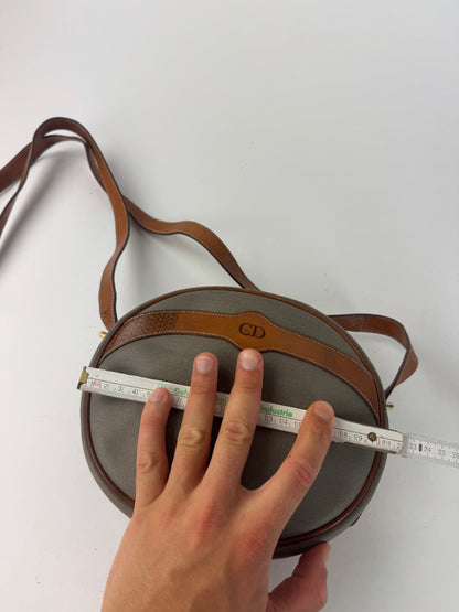 Sac bandoulière Dior vintage gris marron
