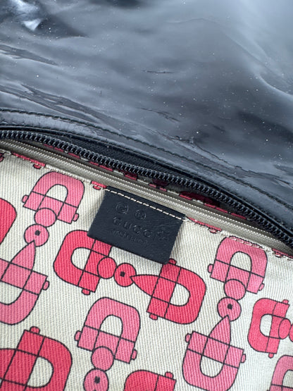 Sac en cuir Gucci vintage noir