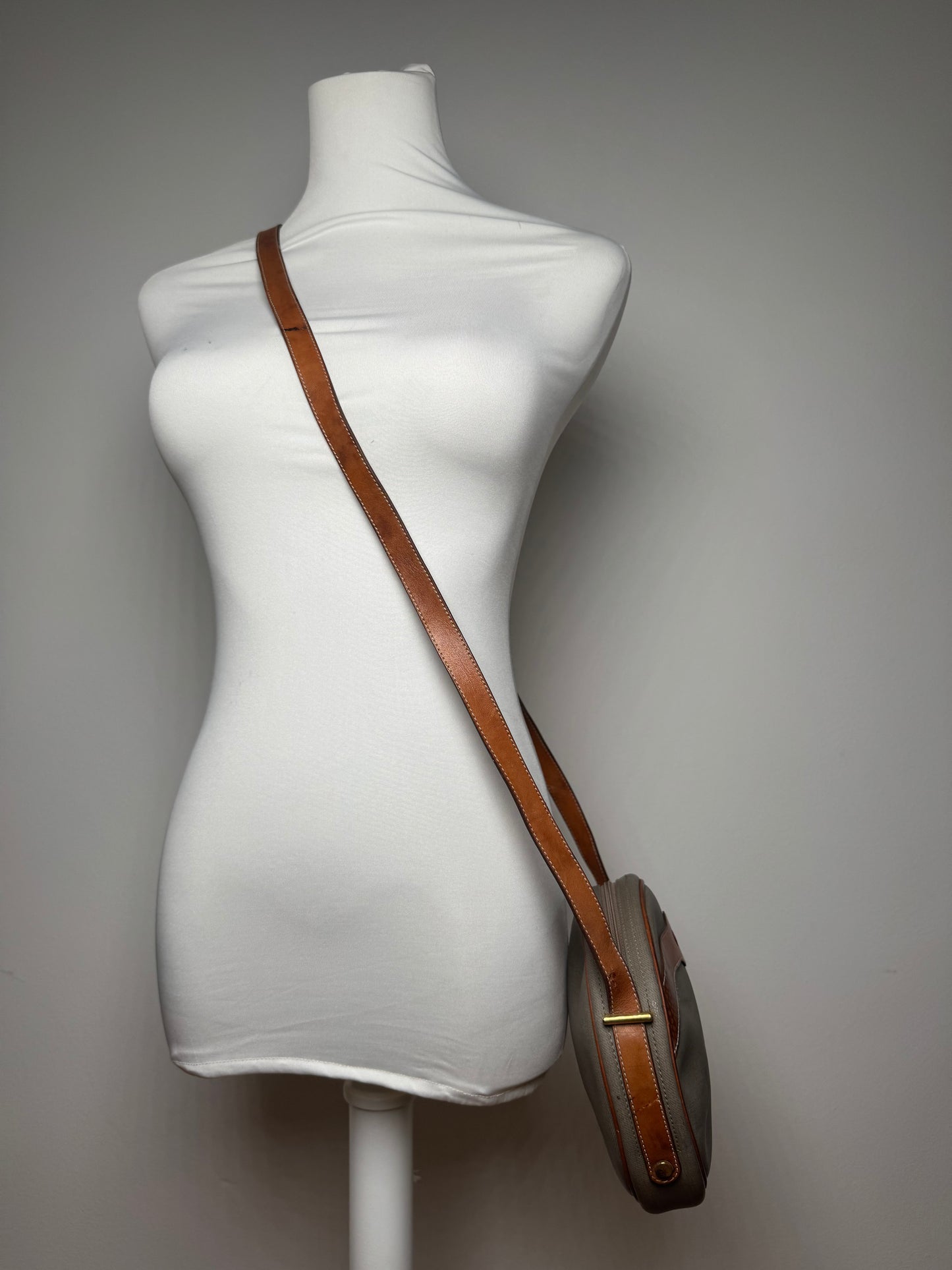 Sac bandoulière Dior vintage gris marron