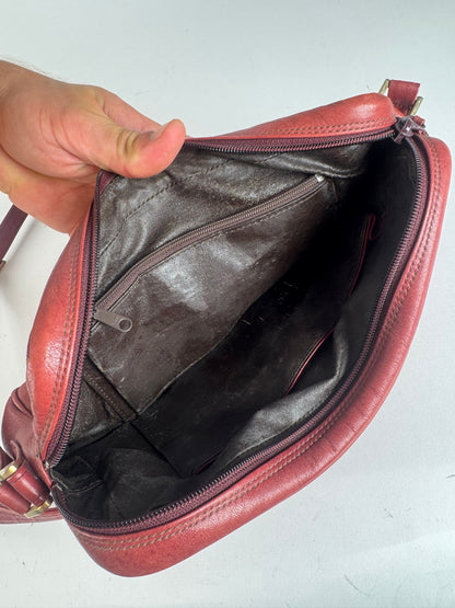 Sac vintage en cuir Givenchy rouge