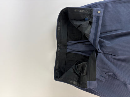 Vintage Givenchy Men's Light Blue Suit Set Dark Blue Lining M