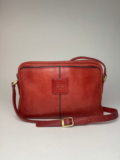 Sac vintage en cuir Givenchy rouge