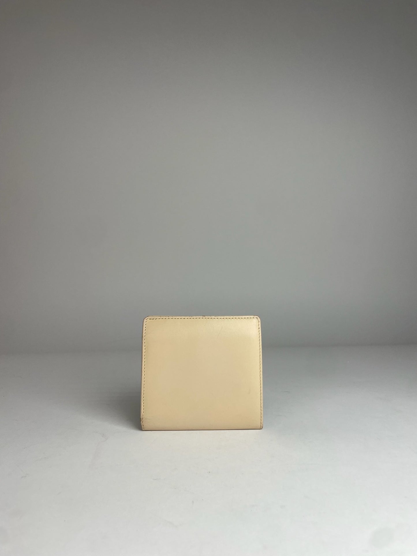 Vintage Givenchy Leather Wallet Beige