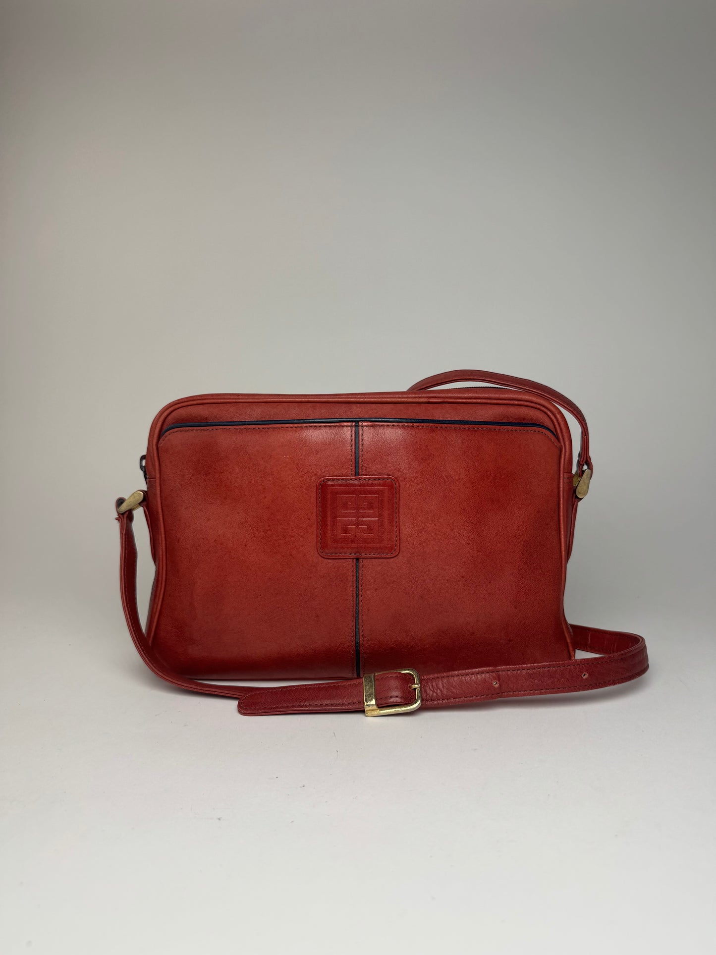 Sac vintage en cuir Givenchy rouge