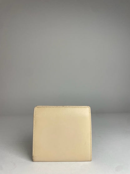 Vintage Givenchy Leather Wallet Beige