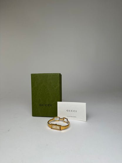 Vintage Gucci Gold-Tone Bangle Ladies Watch Model 1500L