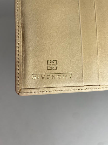 Vintage Givenchy Leather Wallet Beige