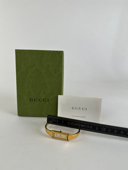 Vintage Gucci Gold-Tone Bangle Ladies Watch Model 1500L