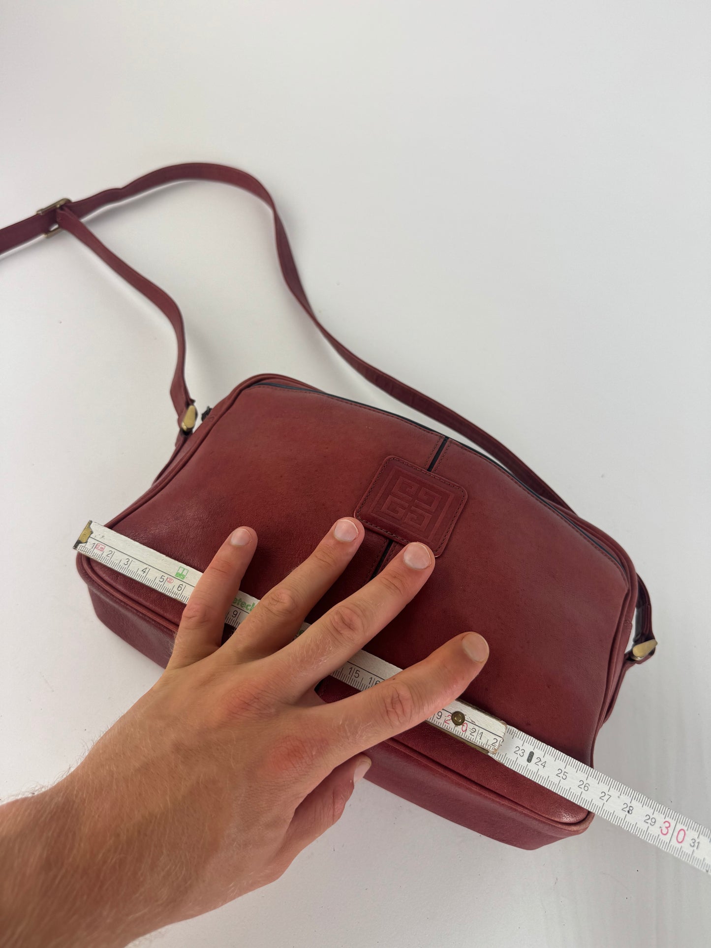 Sac vintage en cuir Givenchy rouge