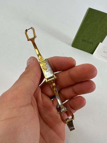 Vintage Gucci Gold-Tone Bangle Ladies Watch Model 1500L