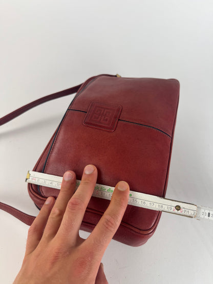 Sac vintage en cuir Givenchy rouge