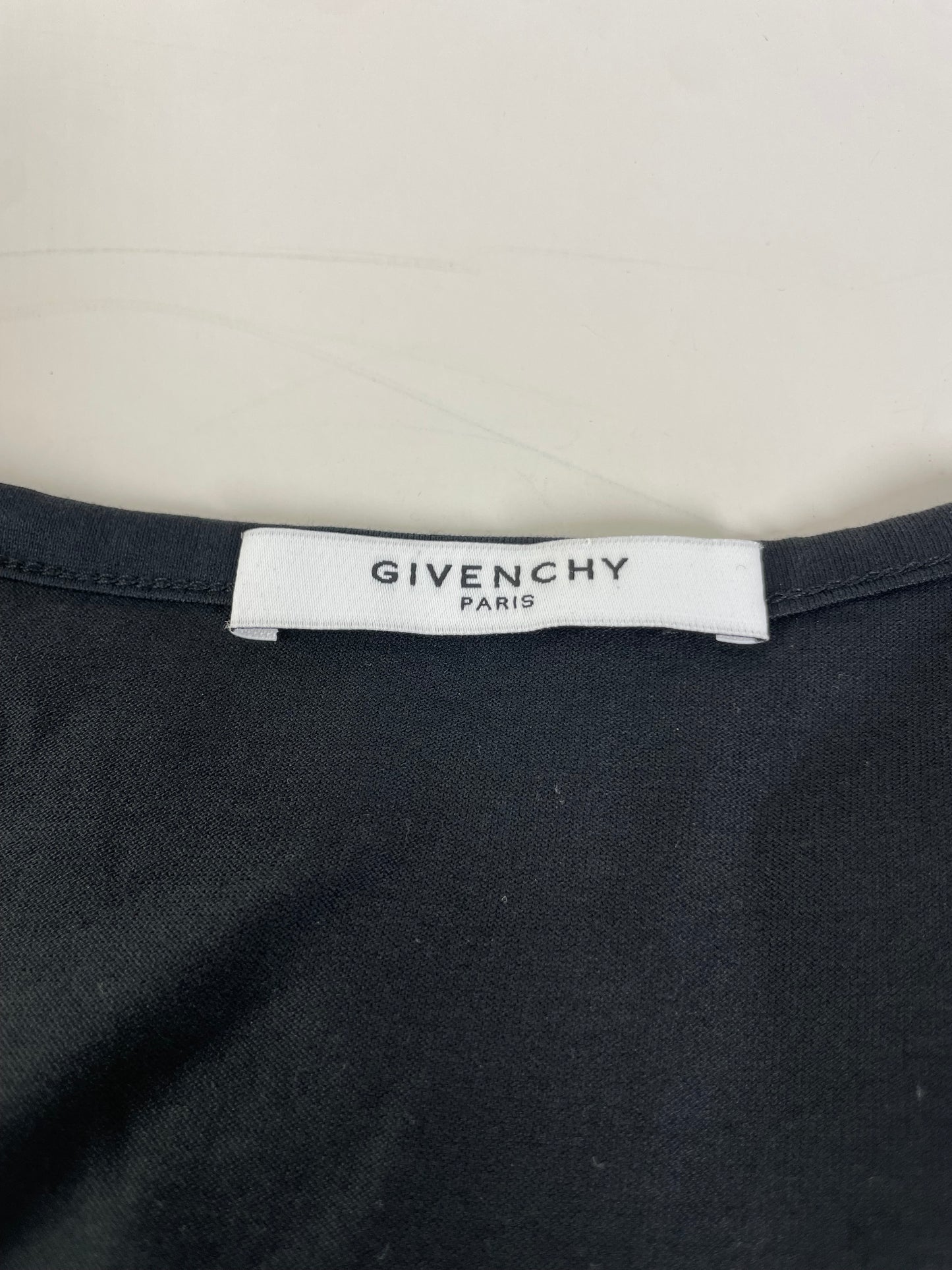 Vintage Givenchy Cotton Floral Star Print Tank Top Black XS