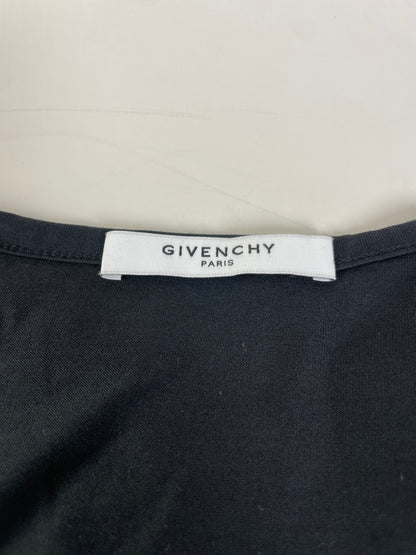 Vintage Givenchy Cotton Floral Star Print Tank Top Black XS