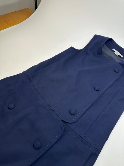 Vintage Stella McCartney Sleeveless Shift Dress Navy