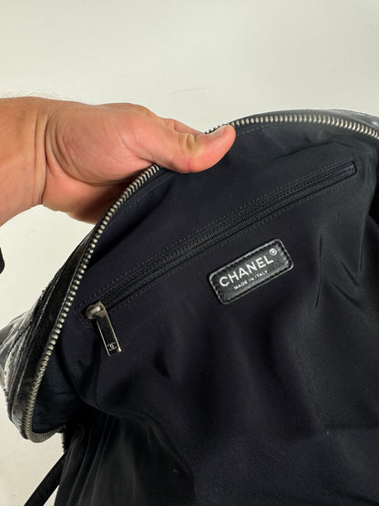 Vintage Chanel Patent Leather bag black