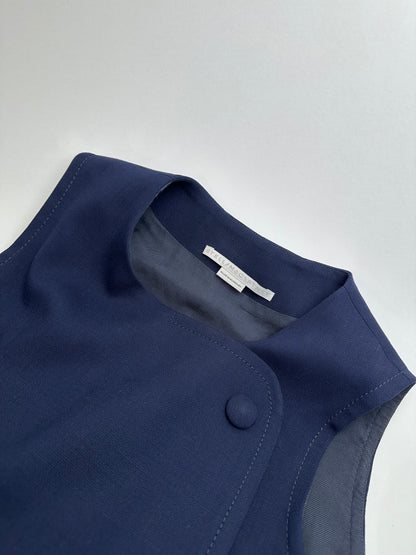 Vintage Stella McCartney Sleeveless Shift Dress Navy