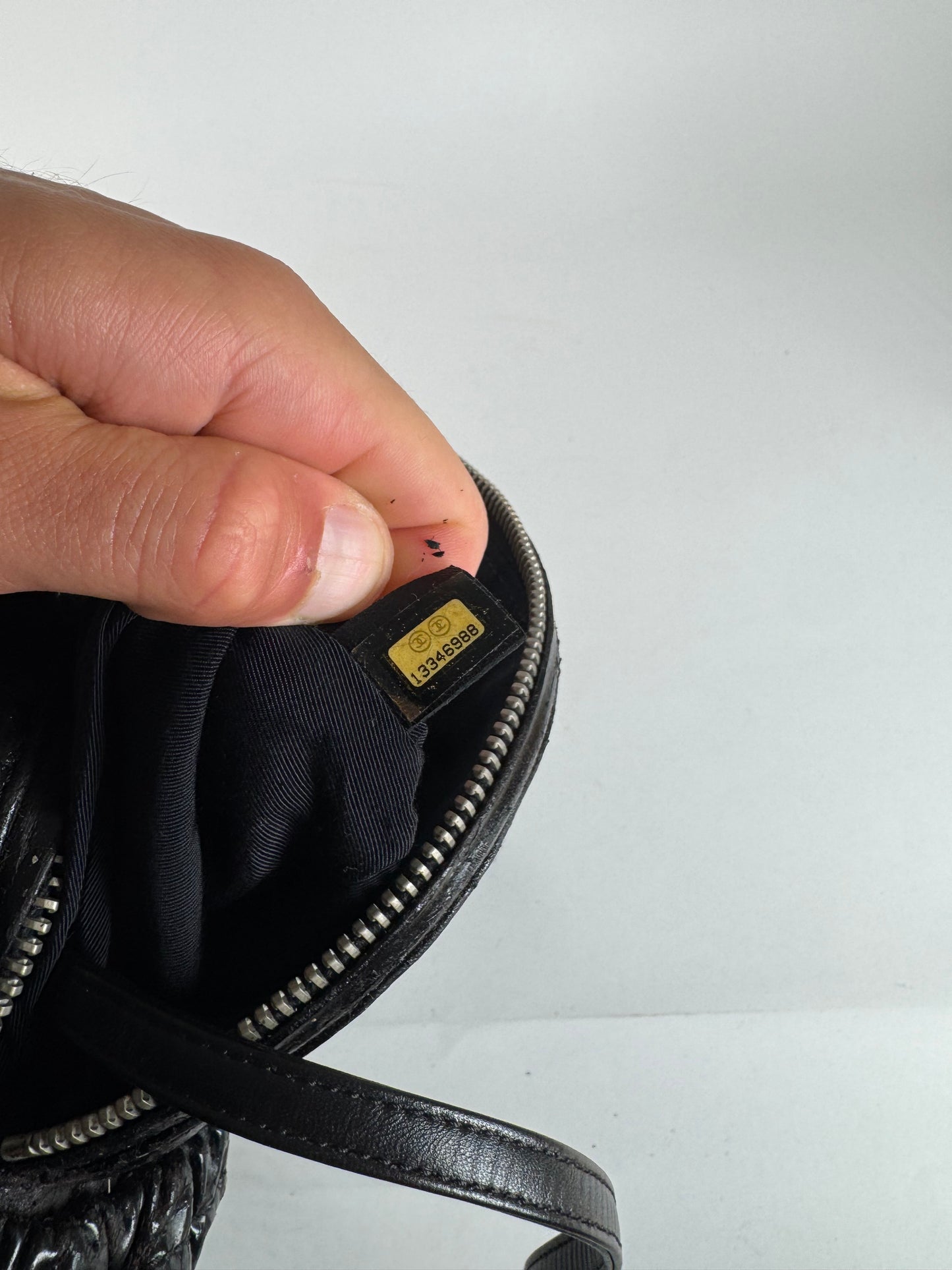 Vintage Chanel Patent Leather bag black