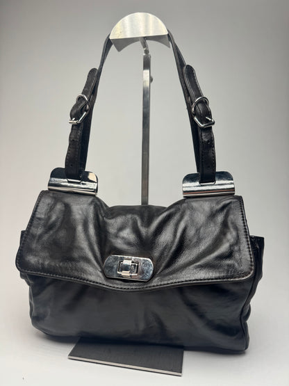 Vintage Marni Leather Bag black brown