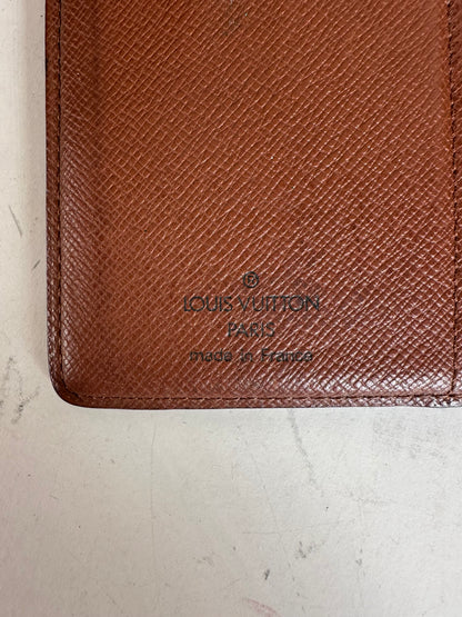 Vintage Louis Vuitton Epi Leather Monogram Canvas Wallet Black Brown