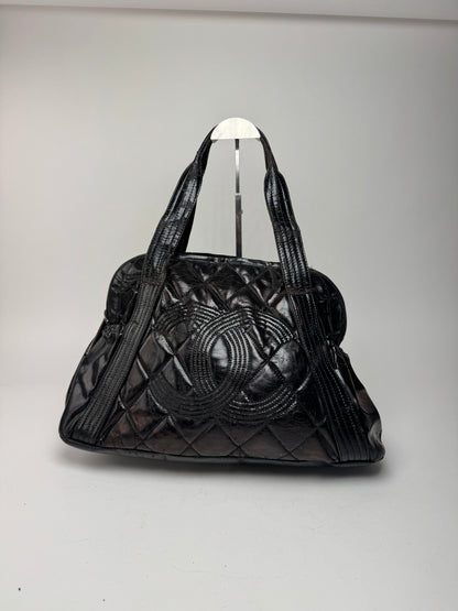 Vintage Chanel Patent Leather bag black