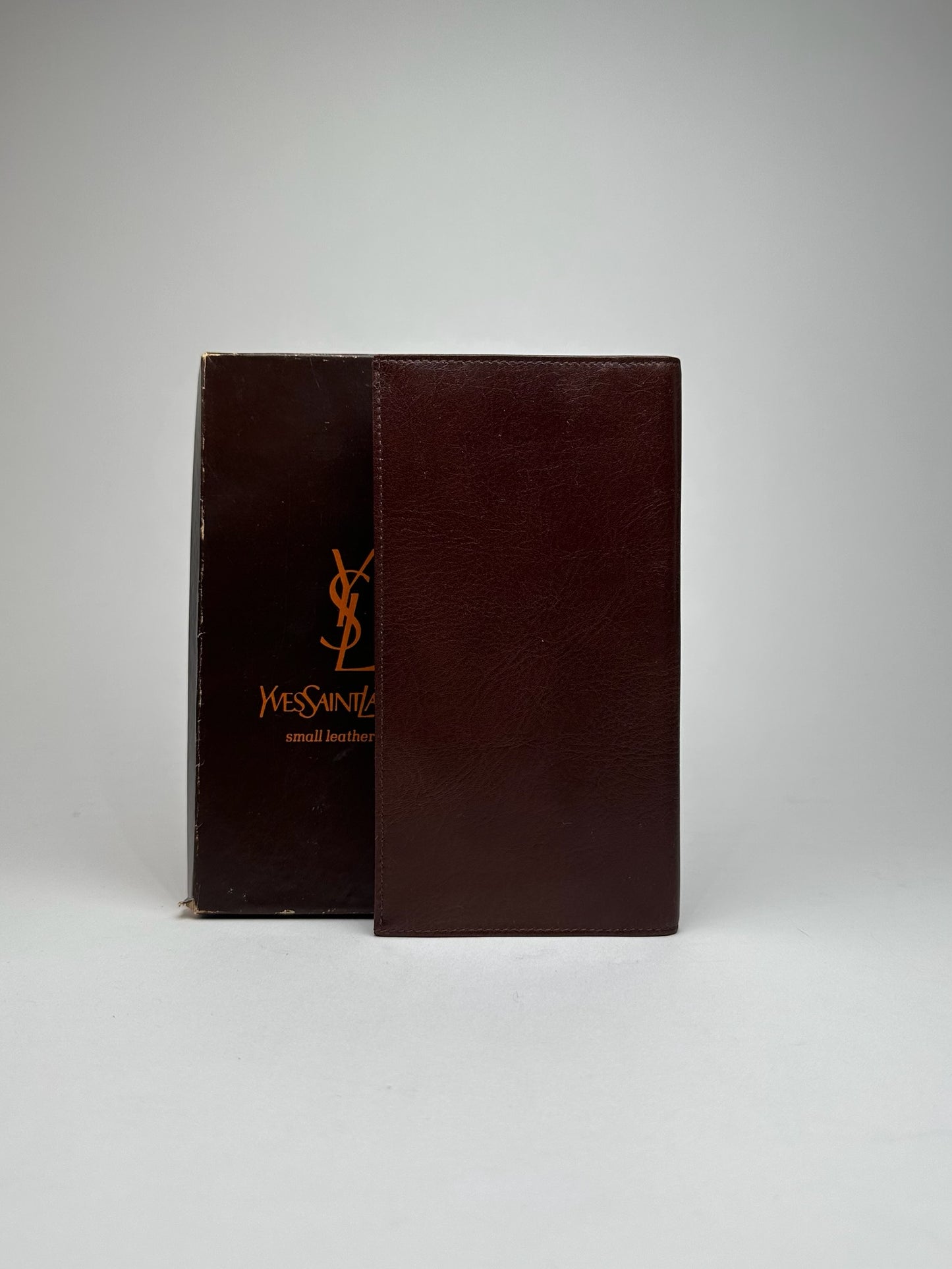 Vintage Yves Saint Laurent leather Card Holder / id Holder
