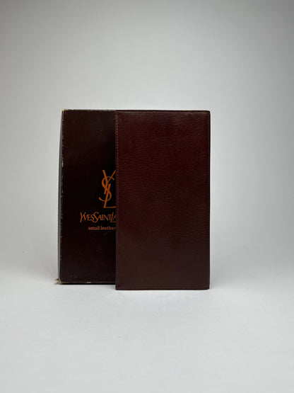 Vintage Yves Saint Laurent leather Card Holder / id Holder