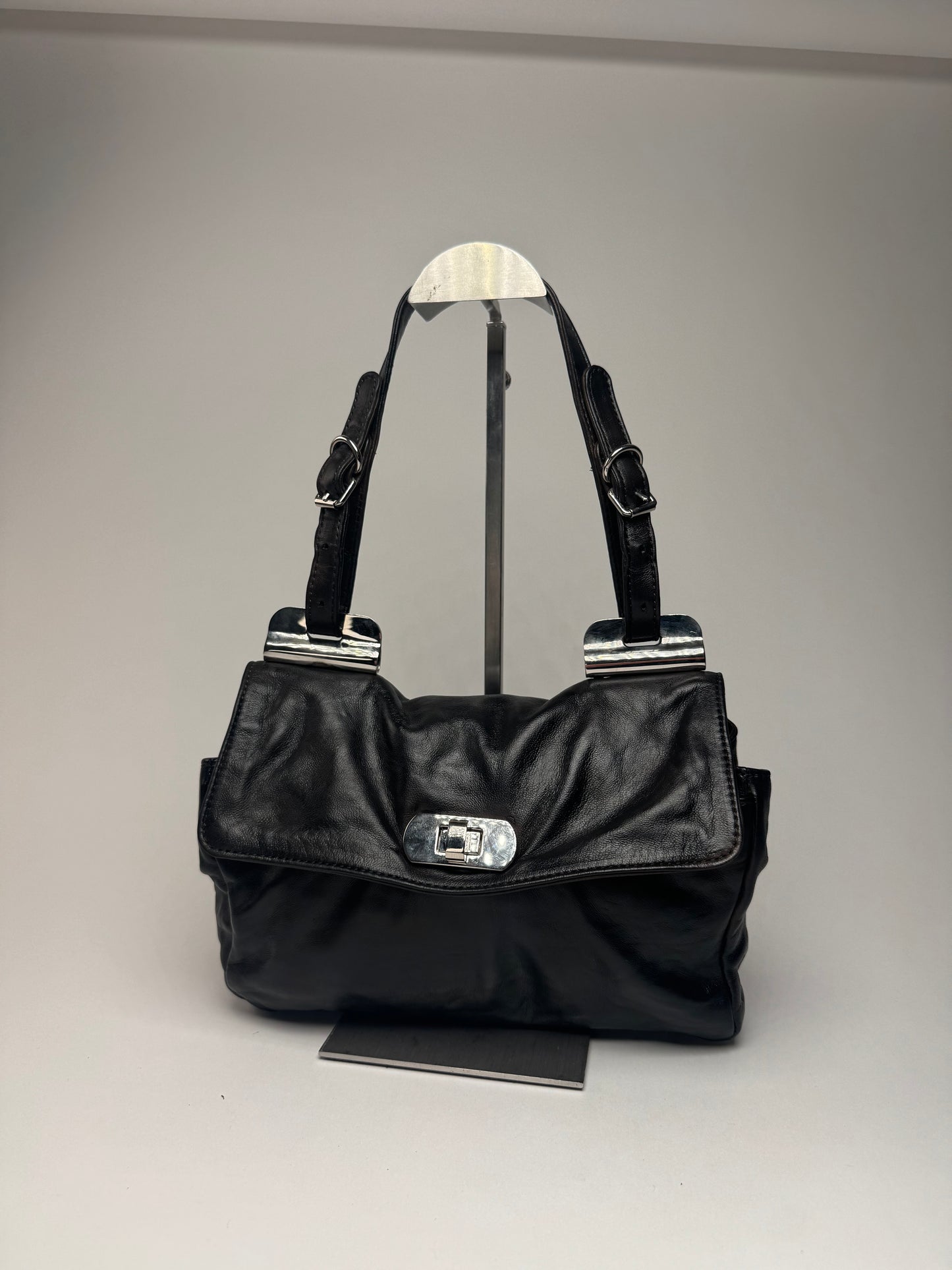 Vintage Marni Leather Bag black brown