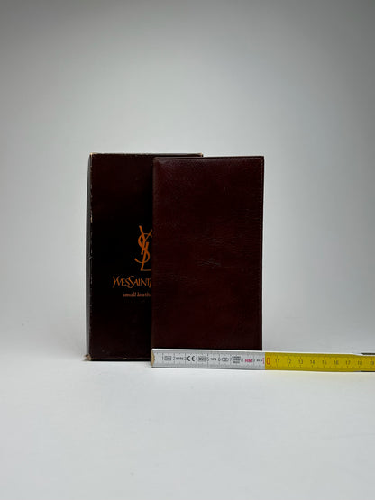 Vintage Yves Saint Laurent leather Card Holder / id Holder