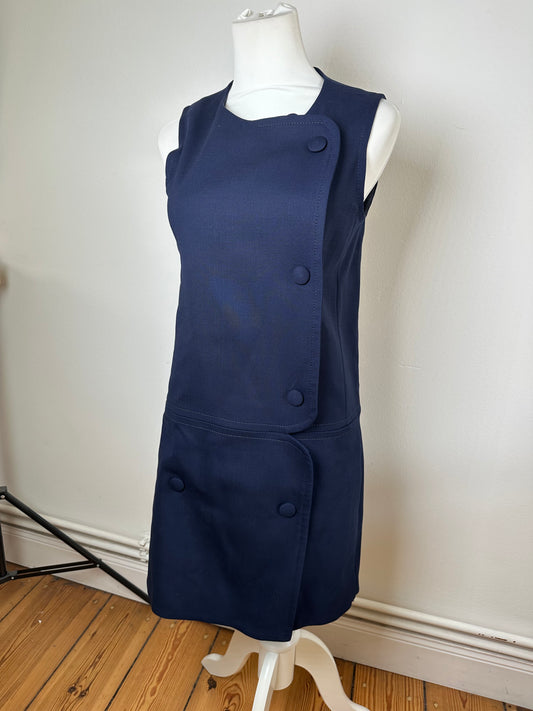 Vintage Stella McCartney Sleeveless Shift Dress Navy