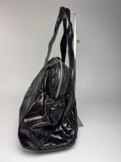 Vintage Chanel Patent Leather bag black