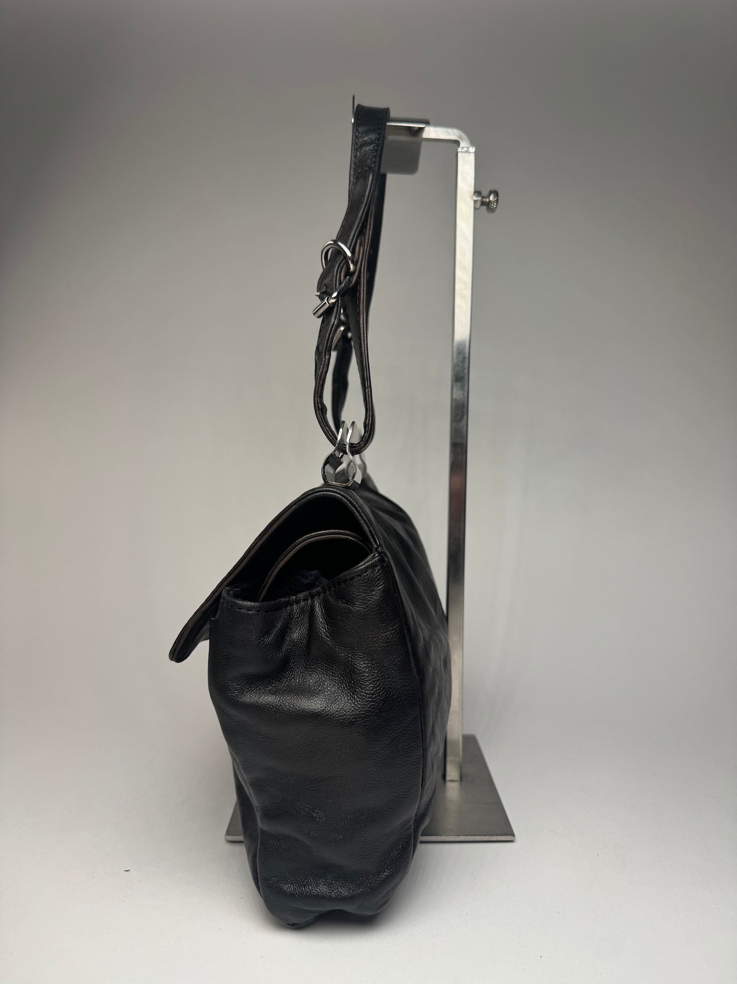 Vintage Marni Leather Bag black brown