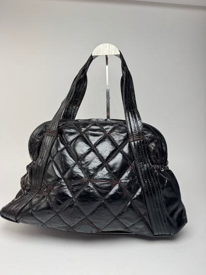 Vintage Chanel Patent Leather bag black