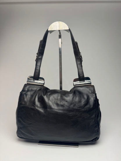 Vintage Marni Leather Bag black brown