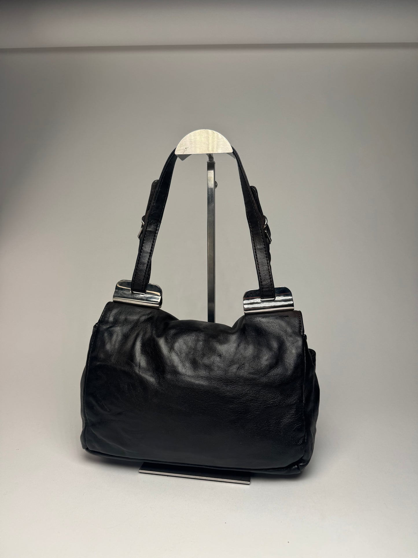 Vintage Marni Leather Bag black brown