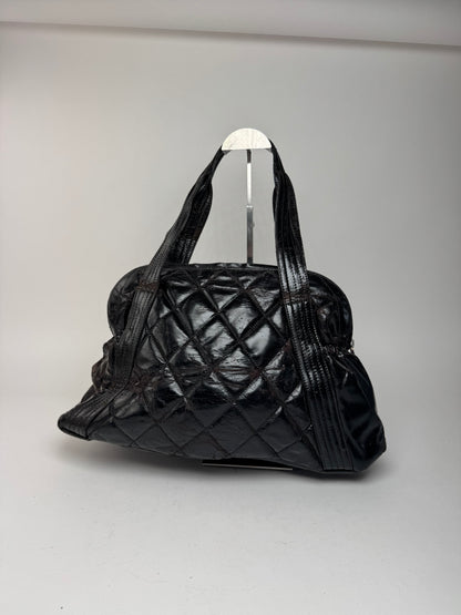 Vintage Chanel Patent Leather bag black