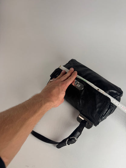 Vintage Marni Leather Bag black brown