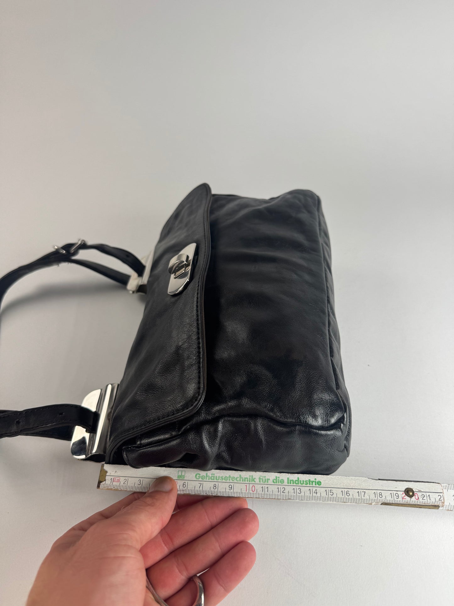 Vintage Marni Leather Bag black brown