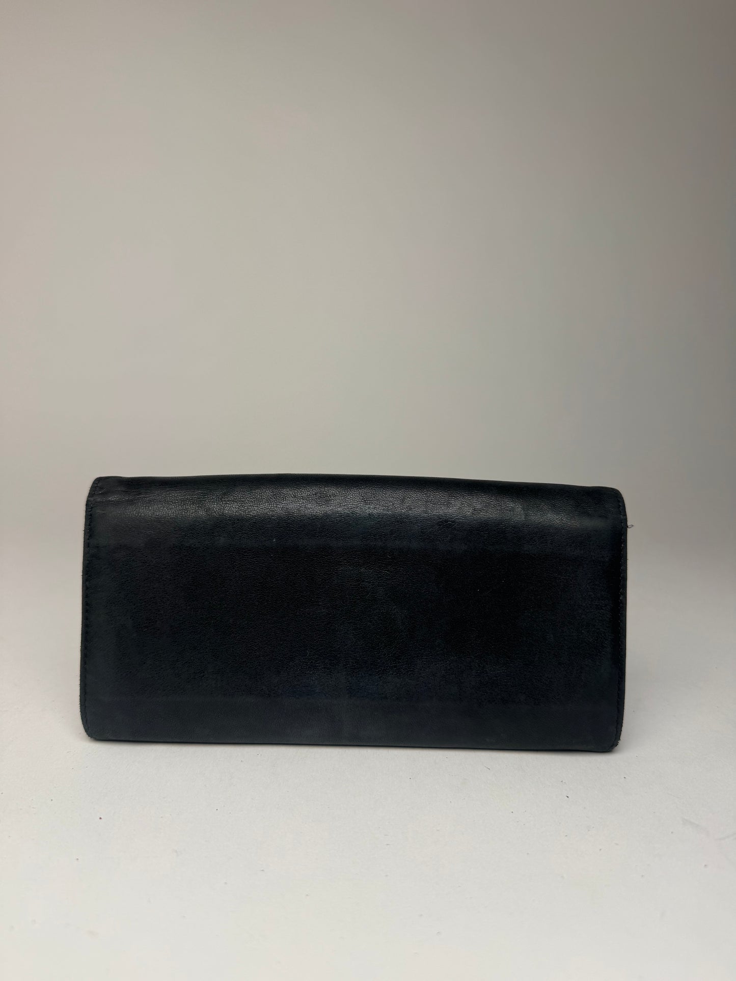 Vintage Miu Miu Leather Wallet Black