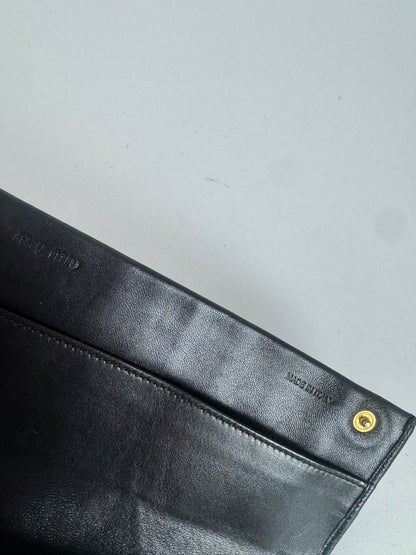 Vintage Miu Miu Leather Wallet Black