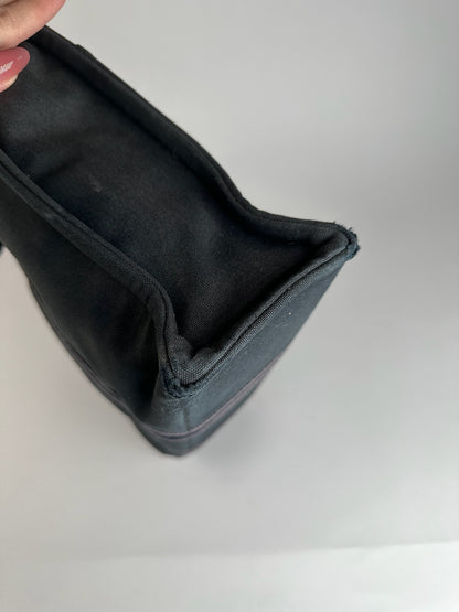 Vintage Hermes Canvas shopper black