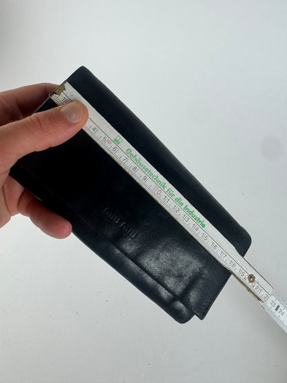 Vintage Miu Miu Leather Wallet Black